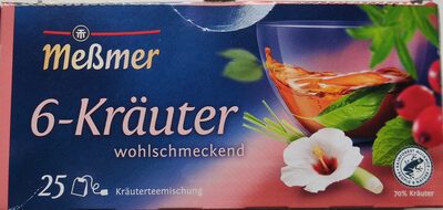 Meßmer 6-Kräuter Tee 25x2g