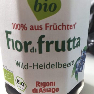Bio Fiordifrutta Heidelbeer-Aufstrich 250g