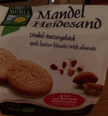 Bio Bohlsener Mühle Mandel Heidesand 125g