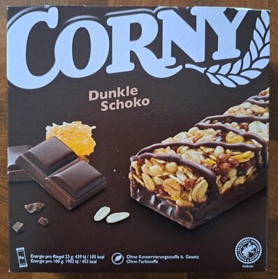 Corny Dunkle Schokolade 6ST 138g