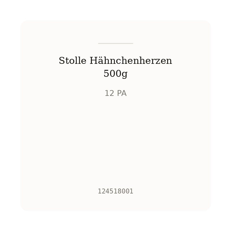 Stolle Hähnchenherzen 500g