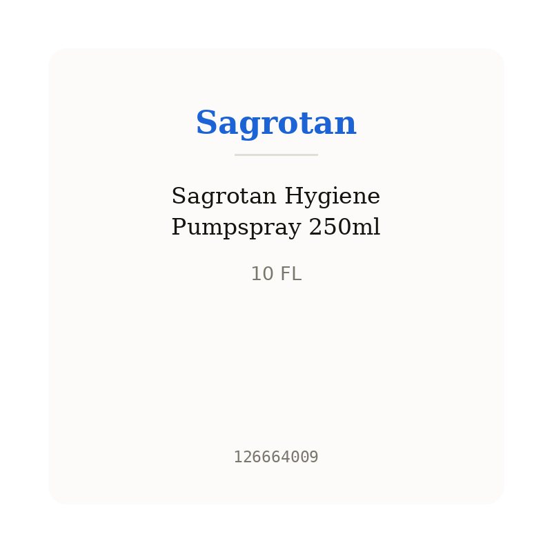 Sagrotan Hygiene Pumpspray 250ml