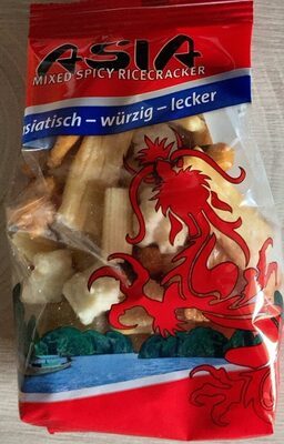 XOX Asia Snack Mixed Spicy Ricecracker 125g