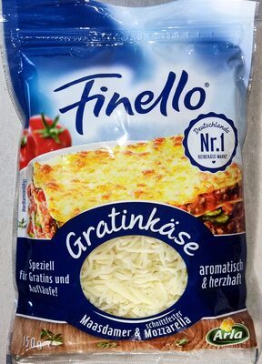 Arla Finello Gratinkäse gerieben 43% Fettstufe 150g