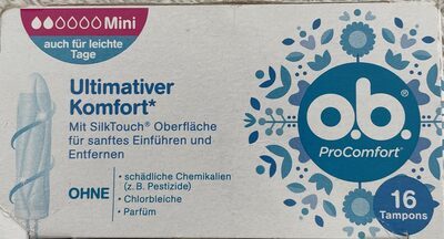 o.b.Tampons Pro Comfort Mini 16ST