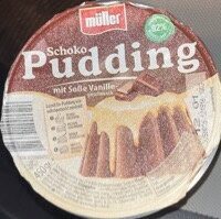 Müller Pudding Schoko+Vanille 450g