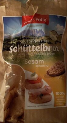 Fritz&Felix Mini Schüttelbrot Sesam 125g