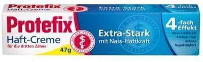 Protefix Haft-Creme extra-stark mit Nass-Haftkraft 47g
