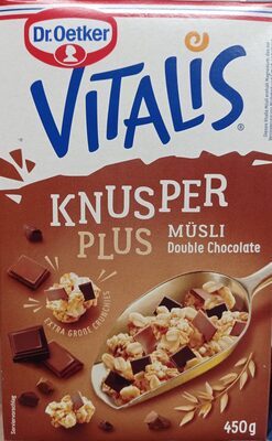 Dr.Oetker Vitalis Knusper Plus Double Chocolate 450g