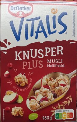 Dr.Oetker Vitalis Knusper + Multi Frucht 450g