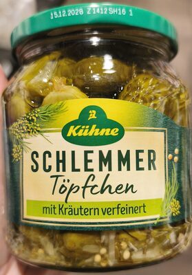 Kühne Schlemmertöpfchen feine Gürkchen 530g