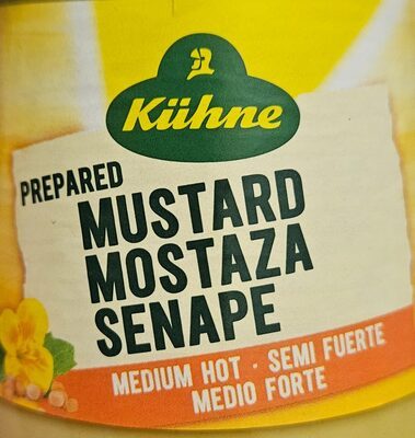 Kühne Senf mittelscharf Glas 250ml