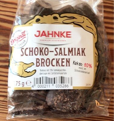 Jahnke Schoko Salmiak Brocken Die Echten 175g