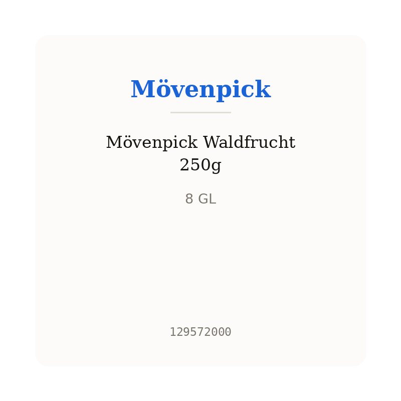 Mövenpick Waldfrucht 250g