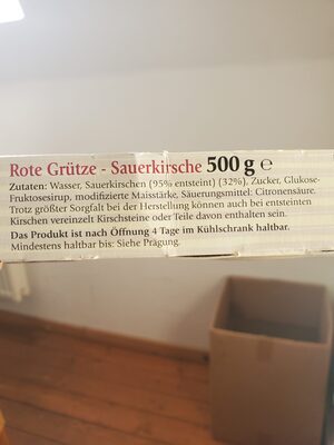 Christians Grod Dänische Rote Grütze-Kirsch 500g