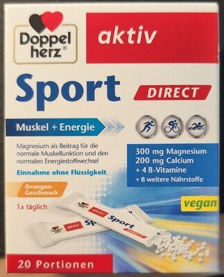 Doppelherz Sport Direct Vitamine+Mineralien 20Portionen 40g