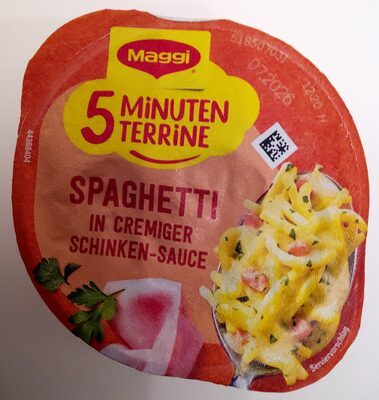 Maggi 5 Minuten Terrine Spaghetti in Schinkensauce 64g
