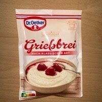 Dr.Oetker Grießbrei klassischer Art für 500ml 92g