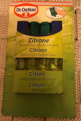 Dr.Oetker Natürliches Zitronen Aroma 4ST 8ml