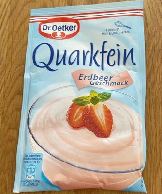 Dr.Oetker Quarkfein Erdbeer-Geschmack für 200ml 56g