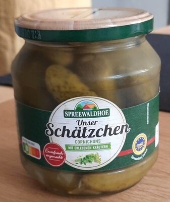 Spreewaldhof Unser Schätzchen Cornichons Kräuter (Spreewälder Gurken) 530g