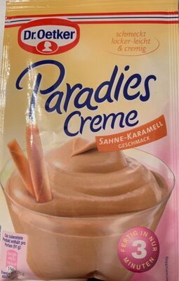 Dr.Oetker Paradies Creme Sahne Karamell für 300ml 65g