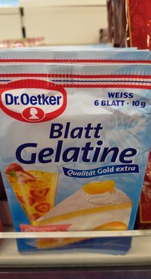 Dr.Oetker Blatt Gelatine weiß 10g