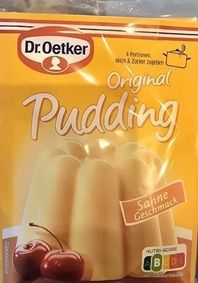 Dr.Oetker Original Sahne Pudding für 3x500ml 3ST 111g