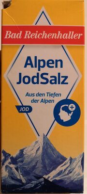 Bad Reichenhaller Alpenjodsalz 500g