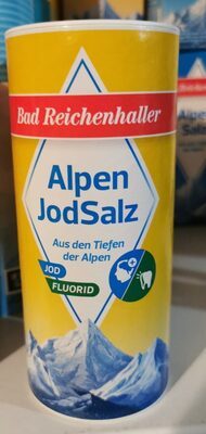Bad Reichenhaller Alpenjodsalz mit Fluorid 500g