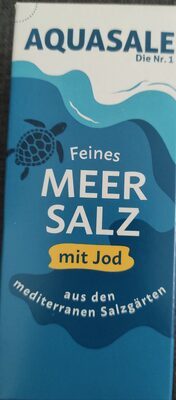 Aquasale Feines Meersalz mit Jod 500g