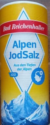Bad Reichenhaller Alpenjodsalz 500g