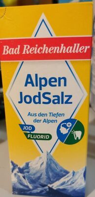 Bad Reichenhaller Alpenjodsalz mit Fluorid 500g