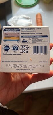 Saupiquet Thunfisch Filet Naturale ohne Öl 185g