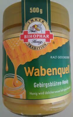 Bihophar Wabenquell Gebirgs-Blüten-Honig 500g