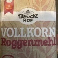 Demeter Bauck Vollkorn Roggenmehl 1kg