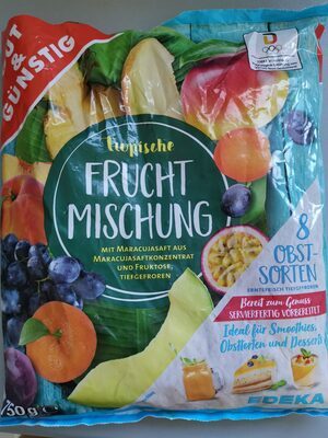GUT&GÜNSTIG Tropische Fruchtmischung gesüßt 750g