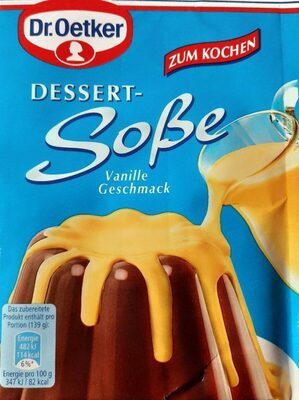 Dr.Oetker Soße zum Kochen Vanille-Geschmack für 3x500ml 3ST 51g
