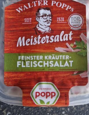 Popp Kräuter Fleischsalat ohne Konservierungsstoffe 200g