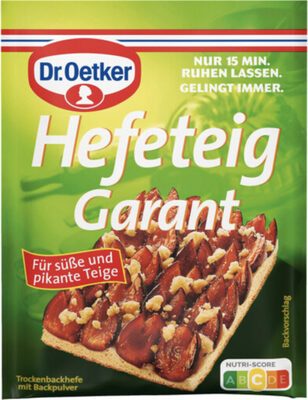 Dr.Oetker Garant Hefeteig für 375g 32g