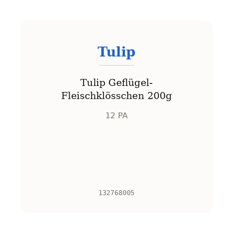 Tulip Geflügel-Fleischklösschen 200g