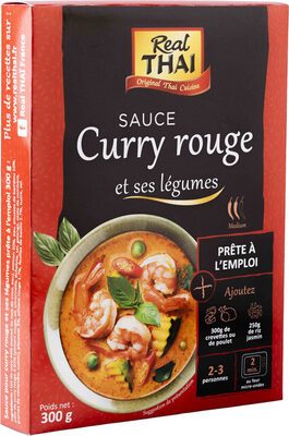 Real Thai Rotes Curry mit Gemüse 300g