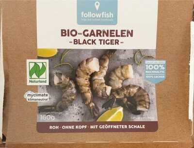 Bio Followfood Black Tiger Garnelen netto 160g