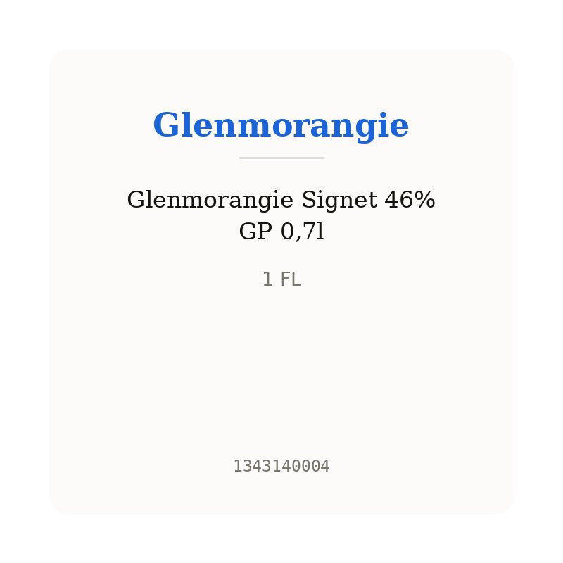 Glenmorangie Signet 46% GP 0,7l