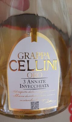 Cellini Grappa Oro 38% 0,7l