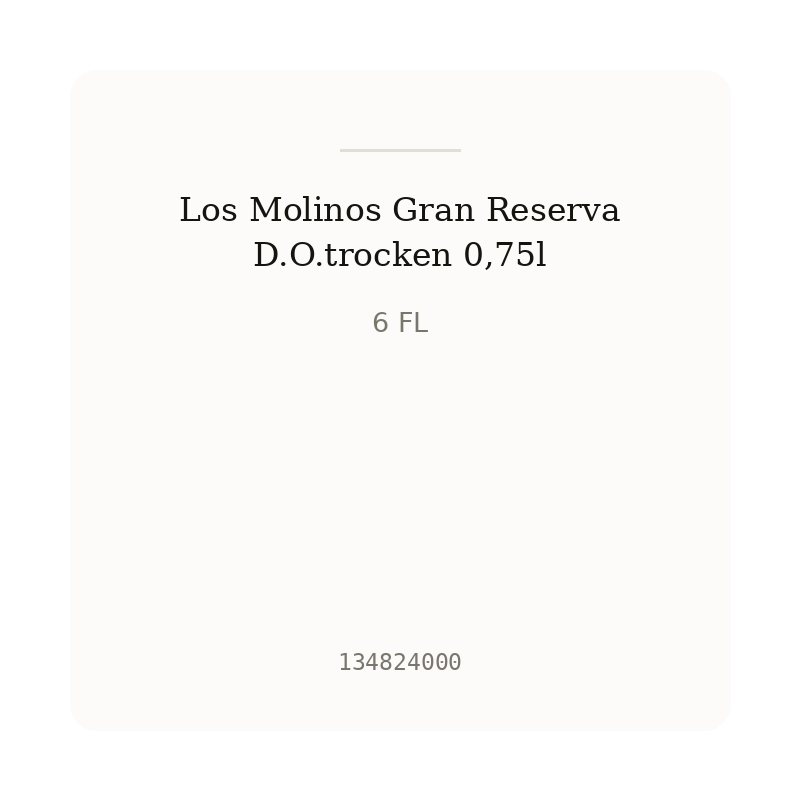 Los Molinos Gran Reserva D.O.trocken 0,75l