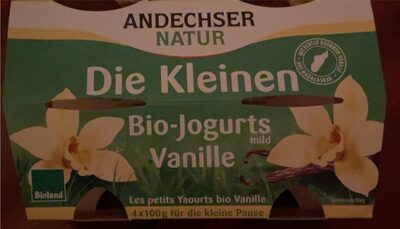 Bio Andechser Natur Joghurt Vanille 3,8%4x100g