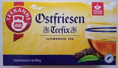 Teekanne Teefix Ostfriesen Rainforest Alliance Tasse 50ST 75g