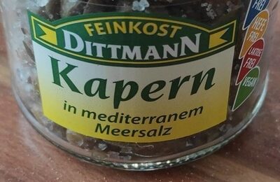 Feinkost Dittmann Kapern in Meersalz 90g