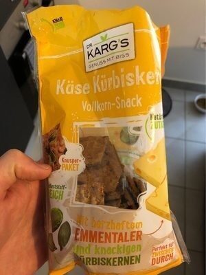 Dr.Karg Snack Käse Kürbis Vollkorn-Snack 110g